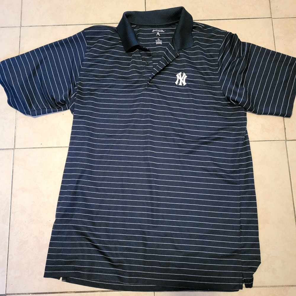 NY Blue Polo Short Sleeve XL Shirt.